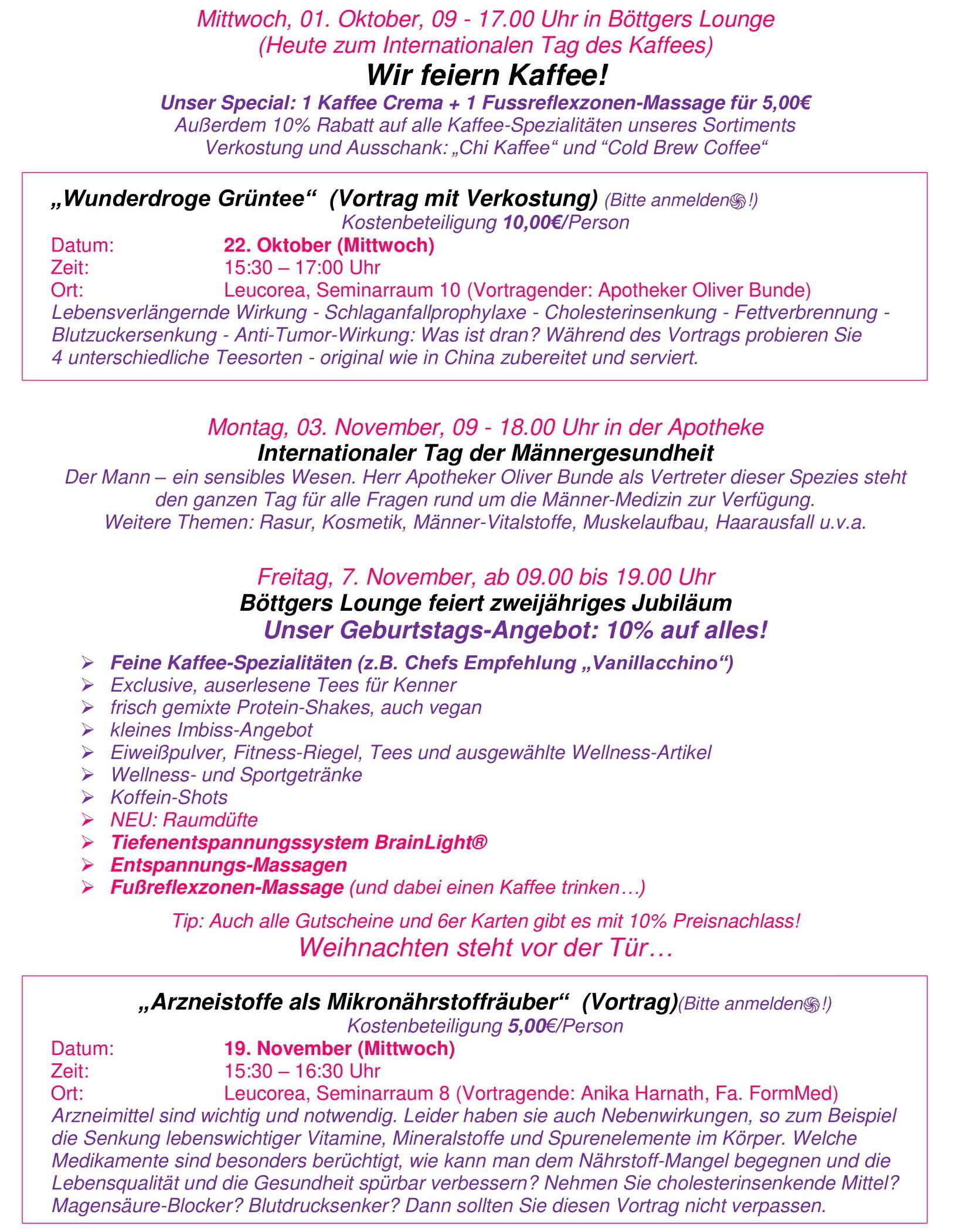 Veranstaltungsplan der Böttger-Apotheke-2-2025